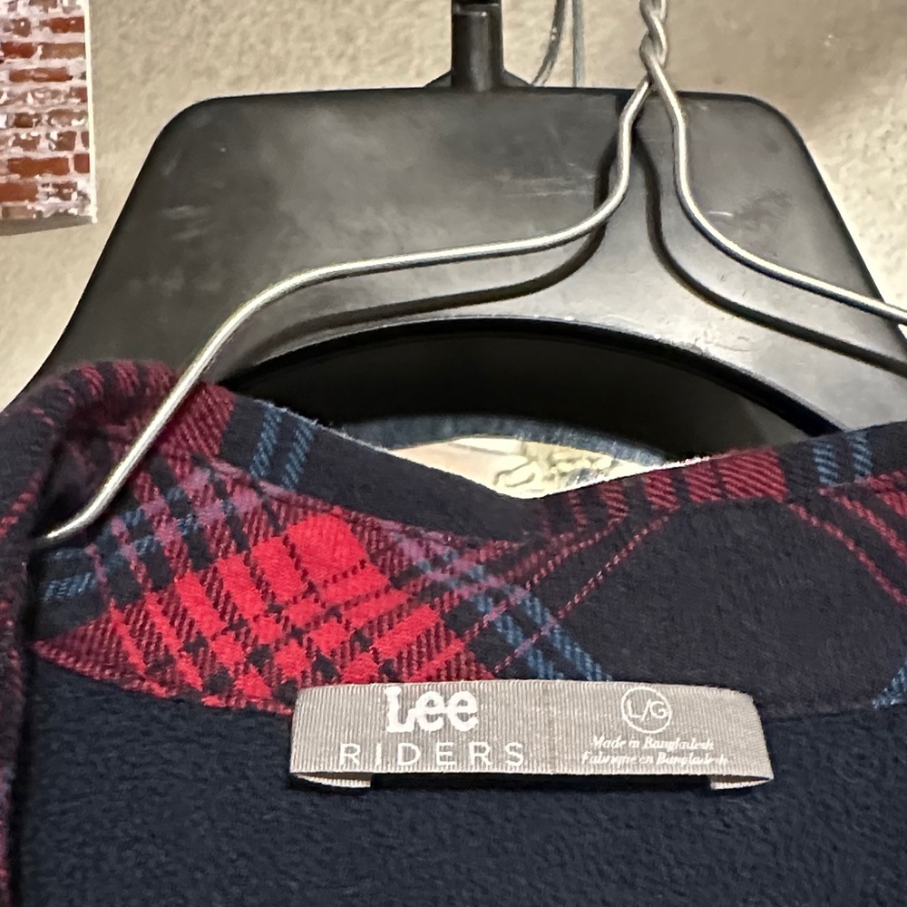 Lee Red and Blue Plaid Shirt - Picture 2 of 3